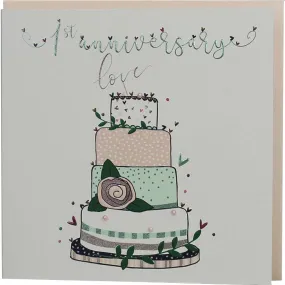 1st Wedding Anniversary Card