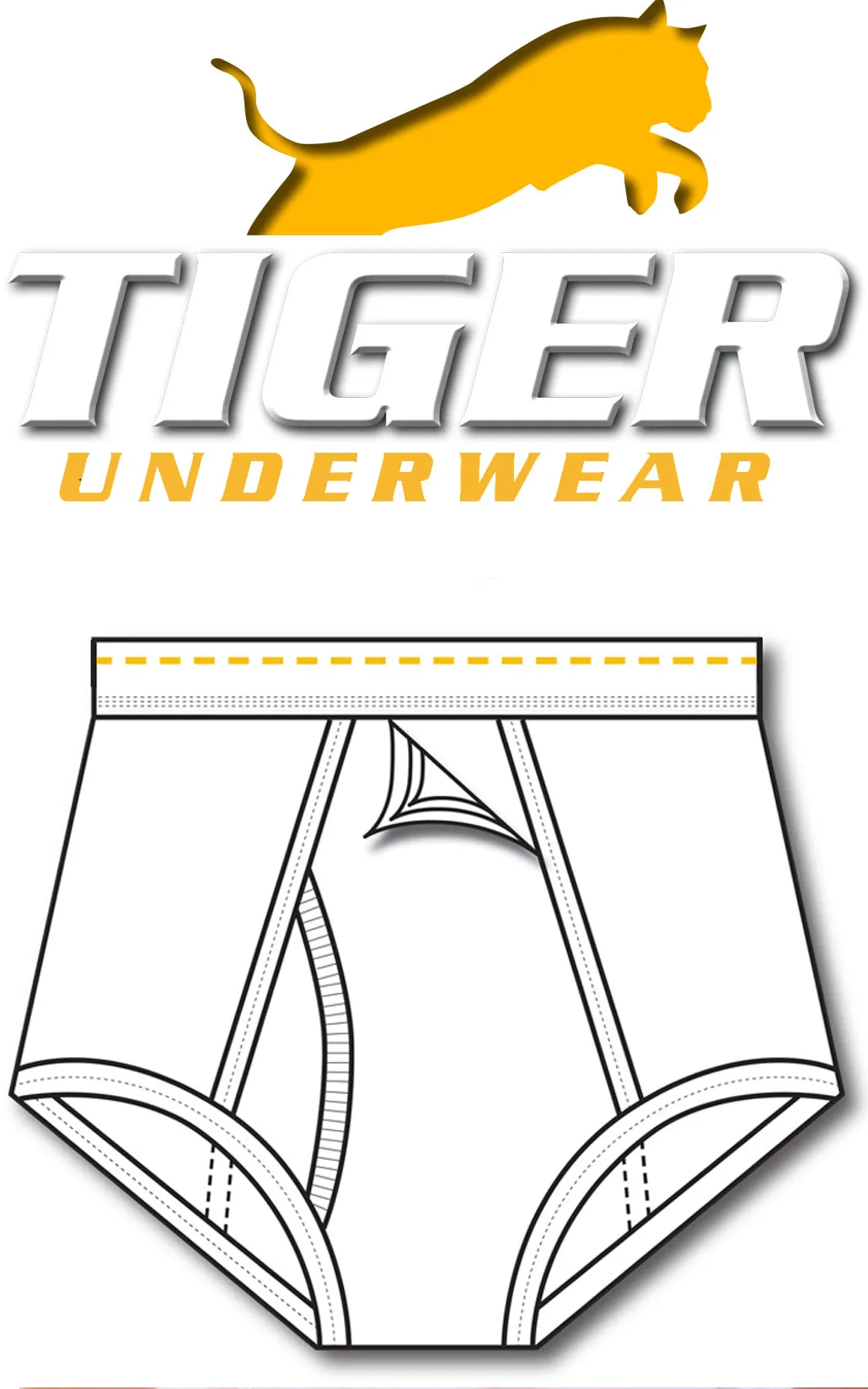 2012 Boys Tiger Extra Thick Training Brief