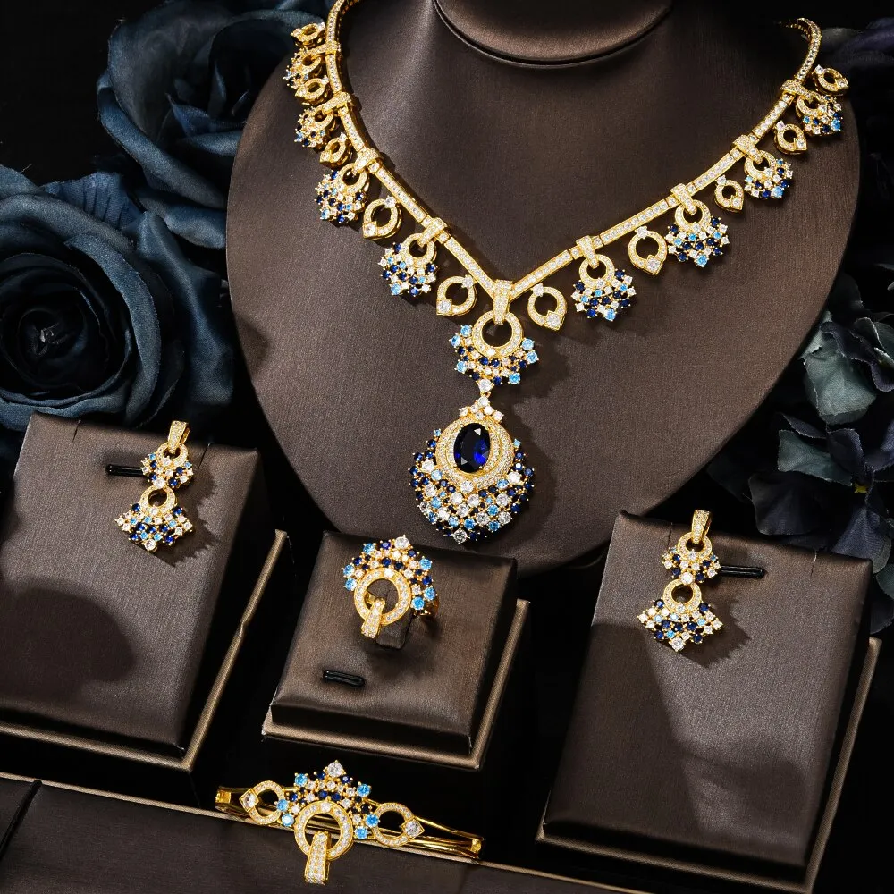 4PCS Luxury Jewelry Set