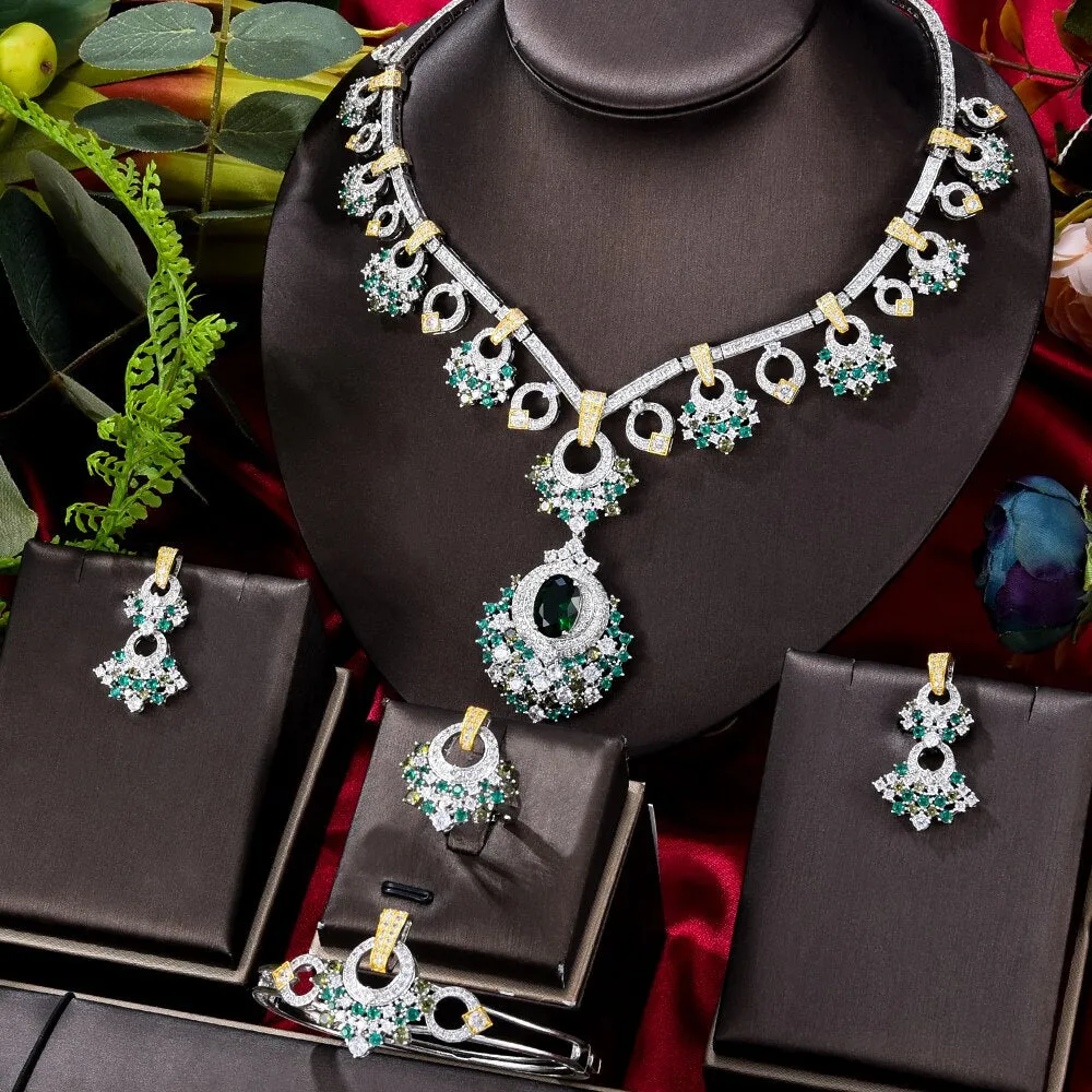 4PCS Luxury Jewelry Set