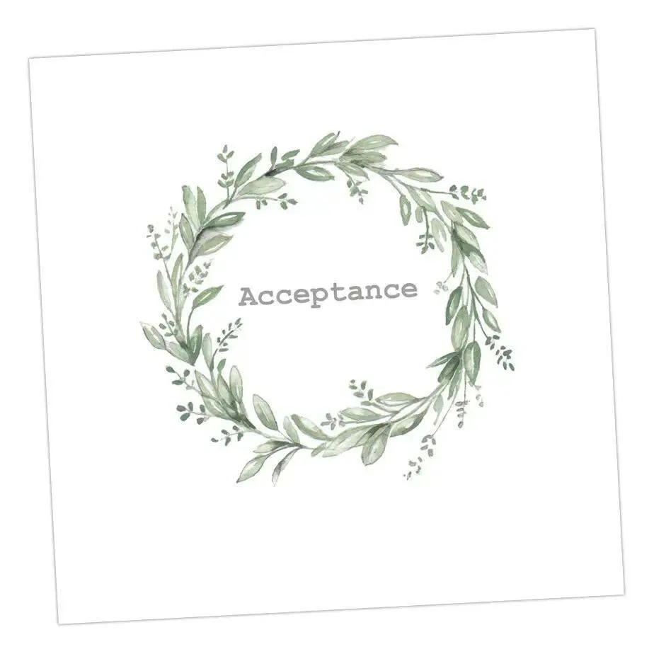 Acceptance Wreath Card