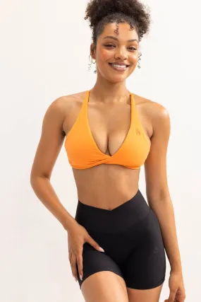 Activate Twist Sports Bra | Tangerine