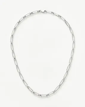 Aegis Chain Necklace | Silver Plated