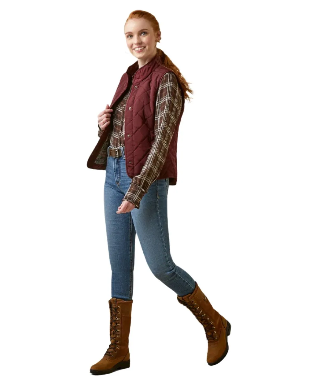 Ariat Womens Woodside Quilted Gilet