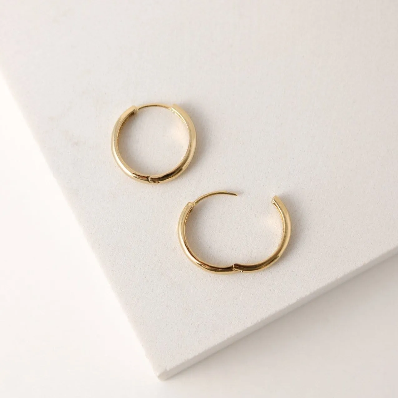 Bea 20mm Hoop Earrings Gold