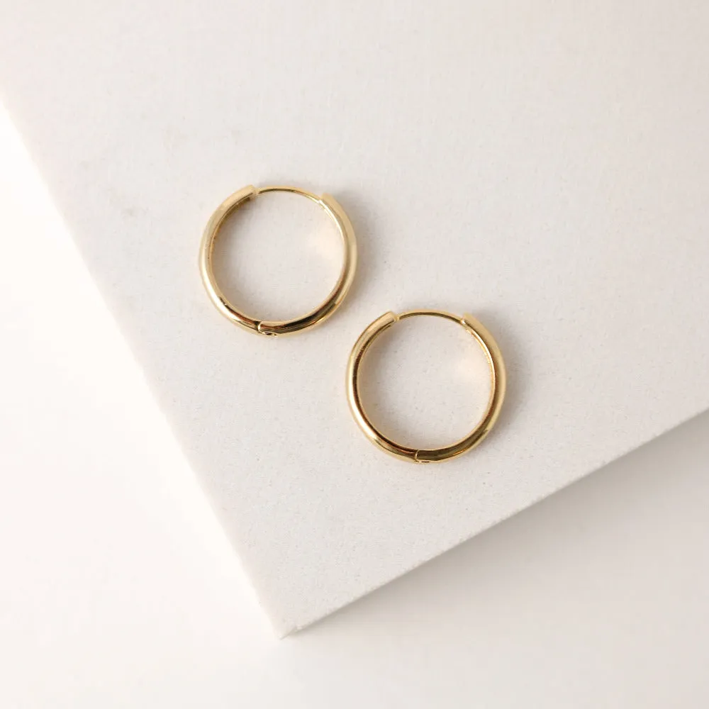 Bea 20mm Hoop Earrings Gold