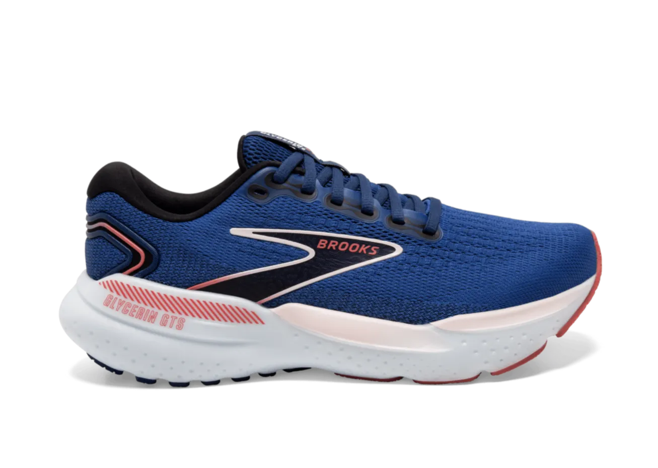 Brooks Glycerin GTS 21 (B Width) - Blue/Icy Pink (Womens)