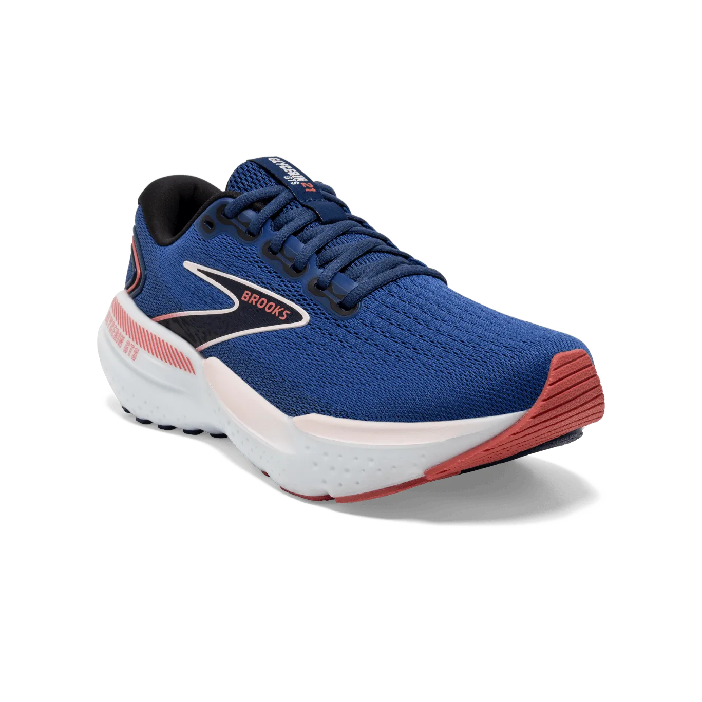 Brooks Glycerin GTS 21 (B Width) - Blue/Icy Pink (Womens)