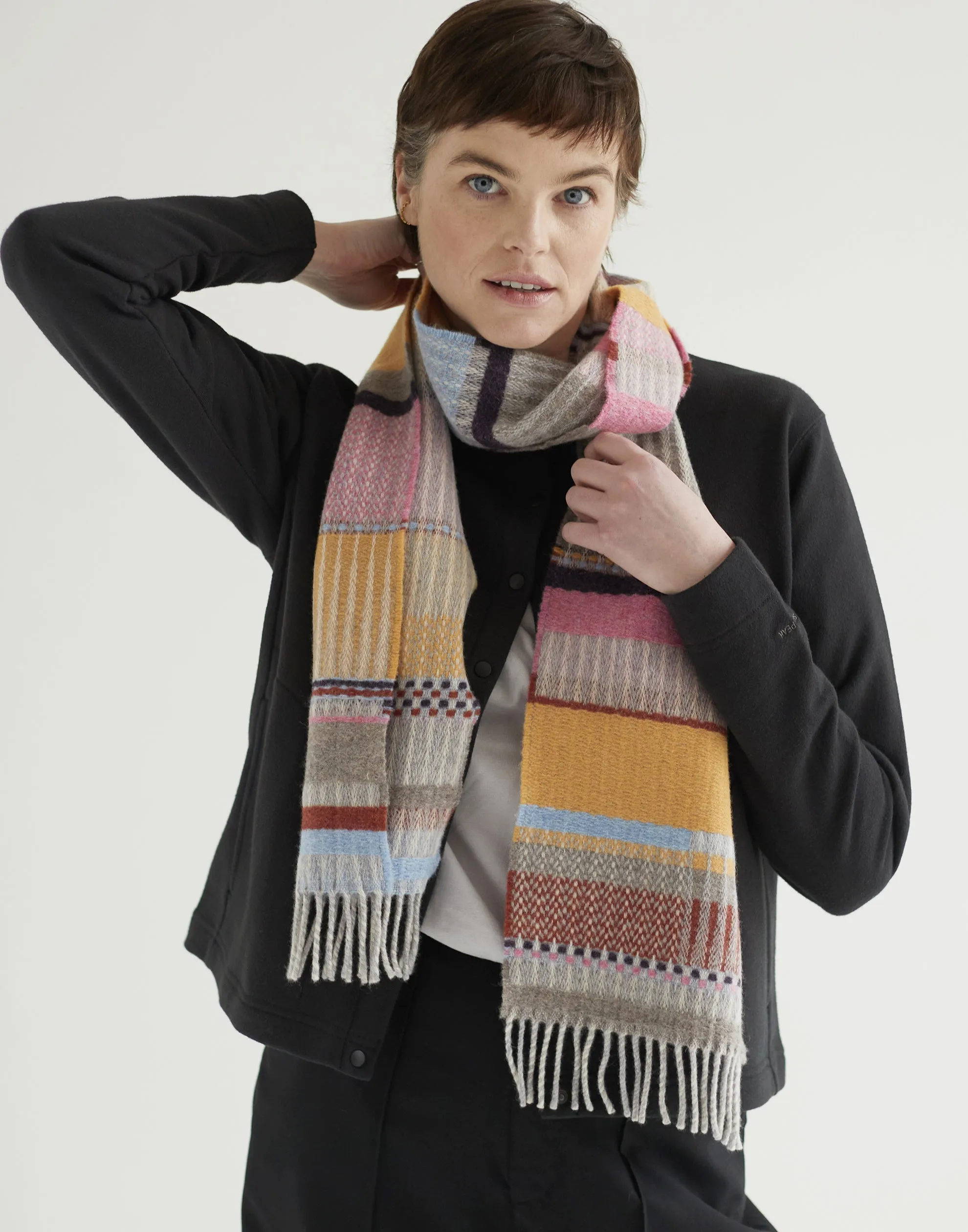 Bubblegum Wool Maela Scarf