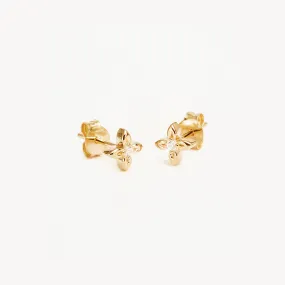 By Charlotte Live in Light Stud Earrings, Gold