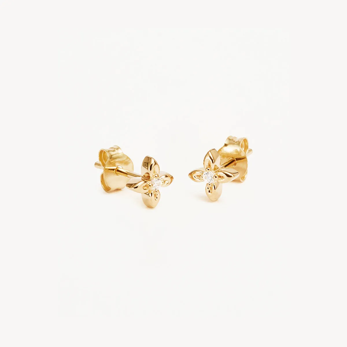 By Charlotte Live in Light Stud Earrings, Gold