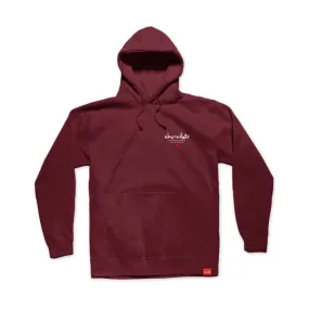 Chocolate Est Chunk Embroidered Hoodie - Maroon