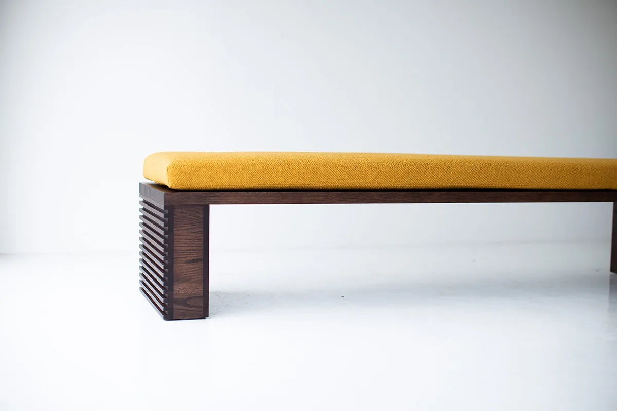 Cicely Bench with Chunky Leg - 1123