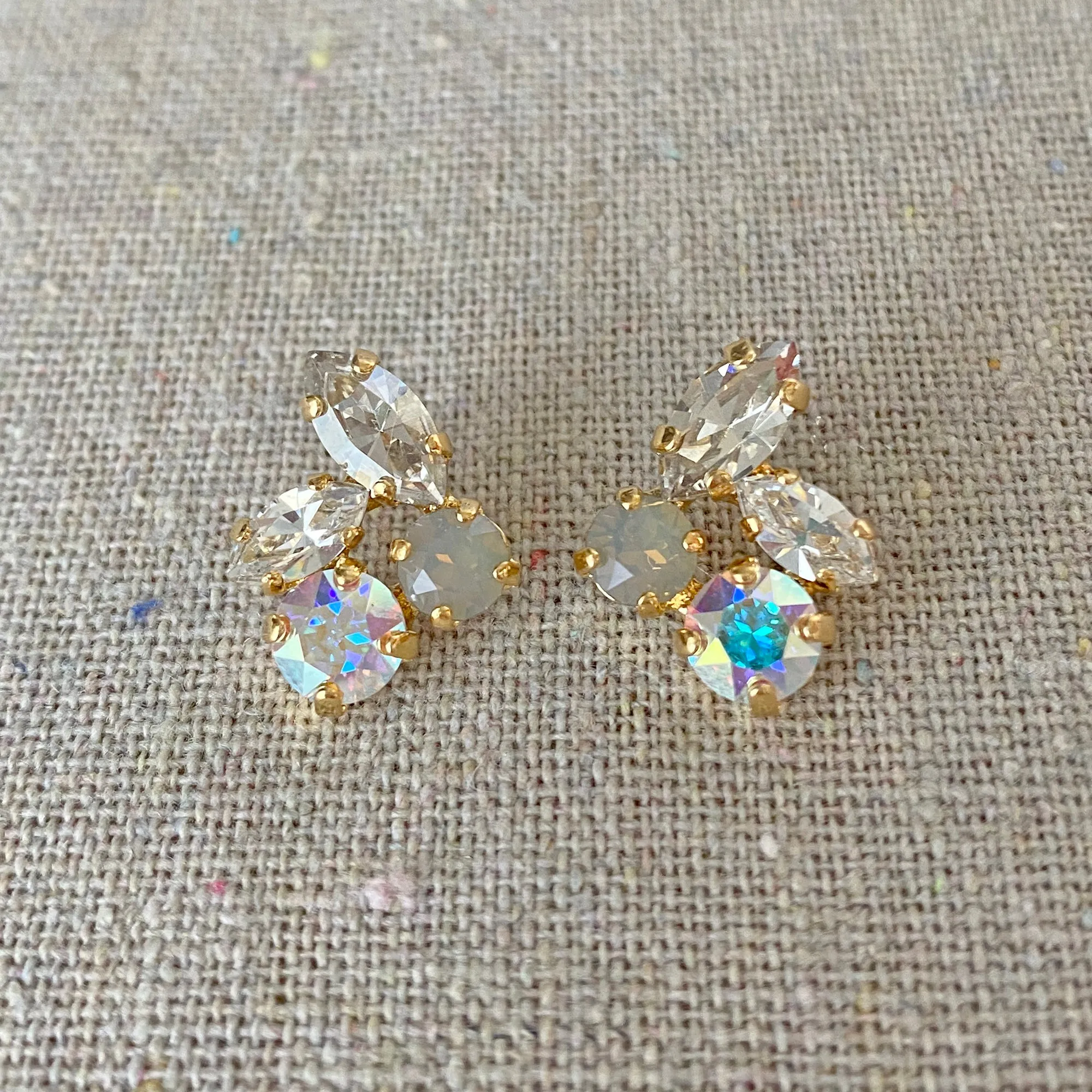 Cluster Bauble Post Earrings