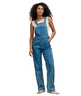 Denim Dungarees - Blue