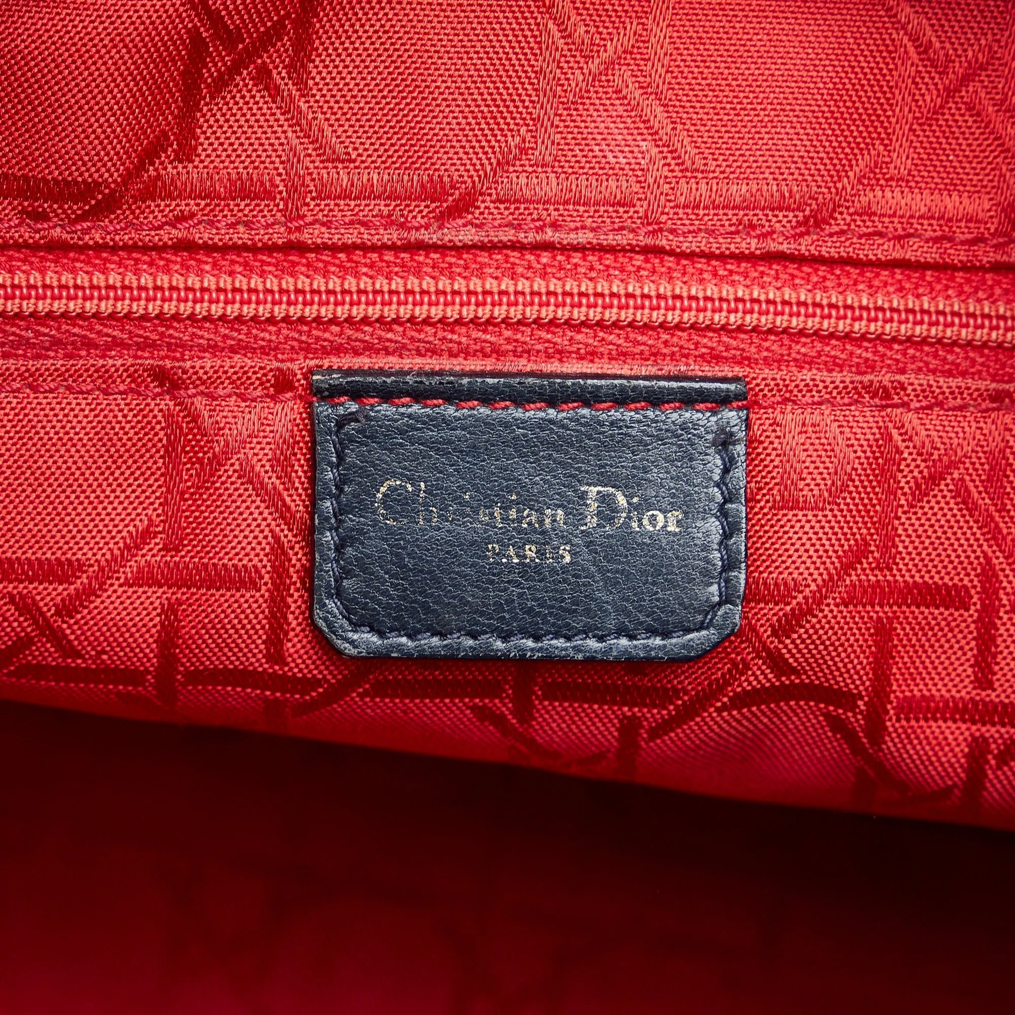 Dior Lady Dior Large Cannage Quilted Leather