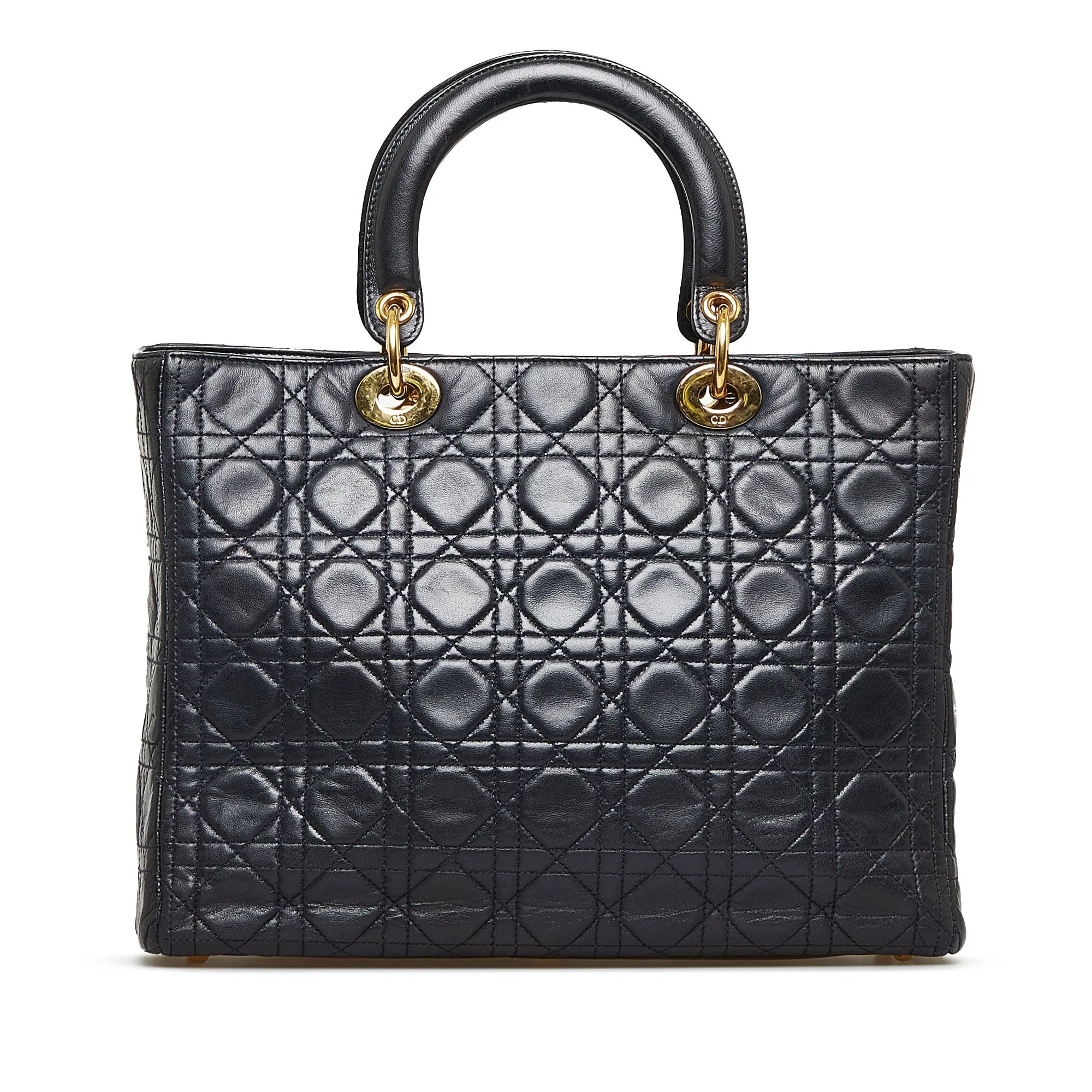 Dior Lady Dior Large Cannage Quilted Leather