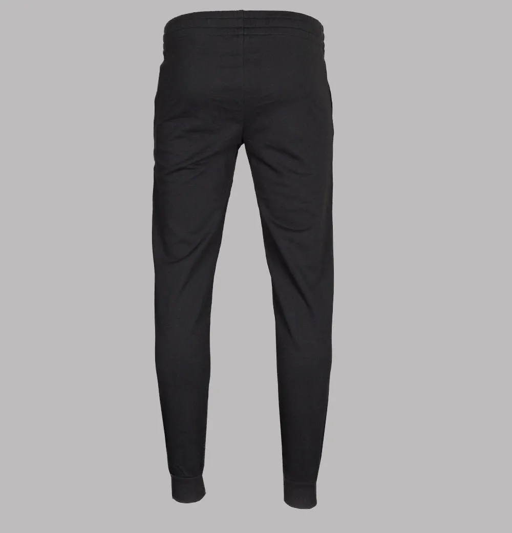 EA7 Bold Raised Logo Joggers Black