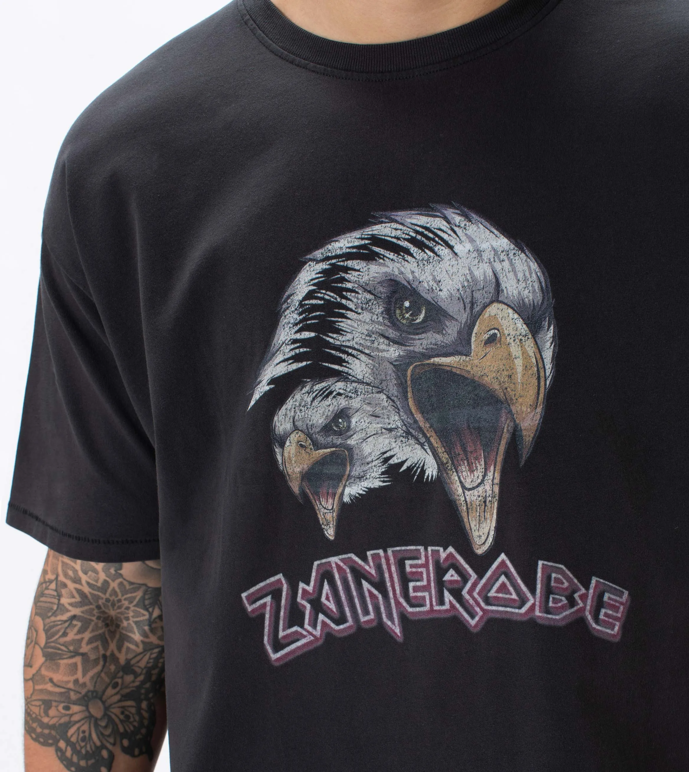 Eaglehawk Box Tee GD Black