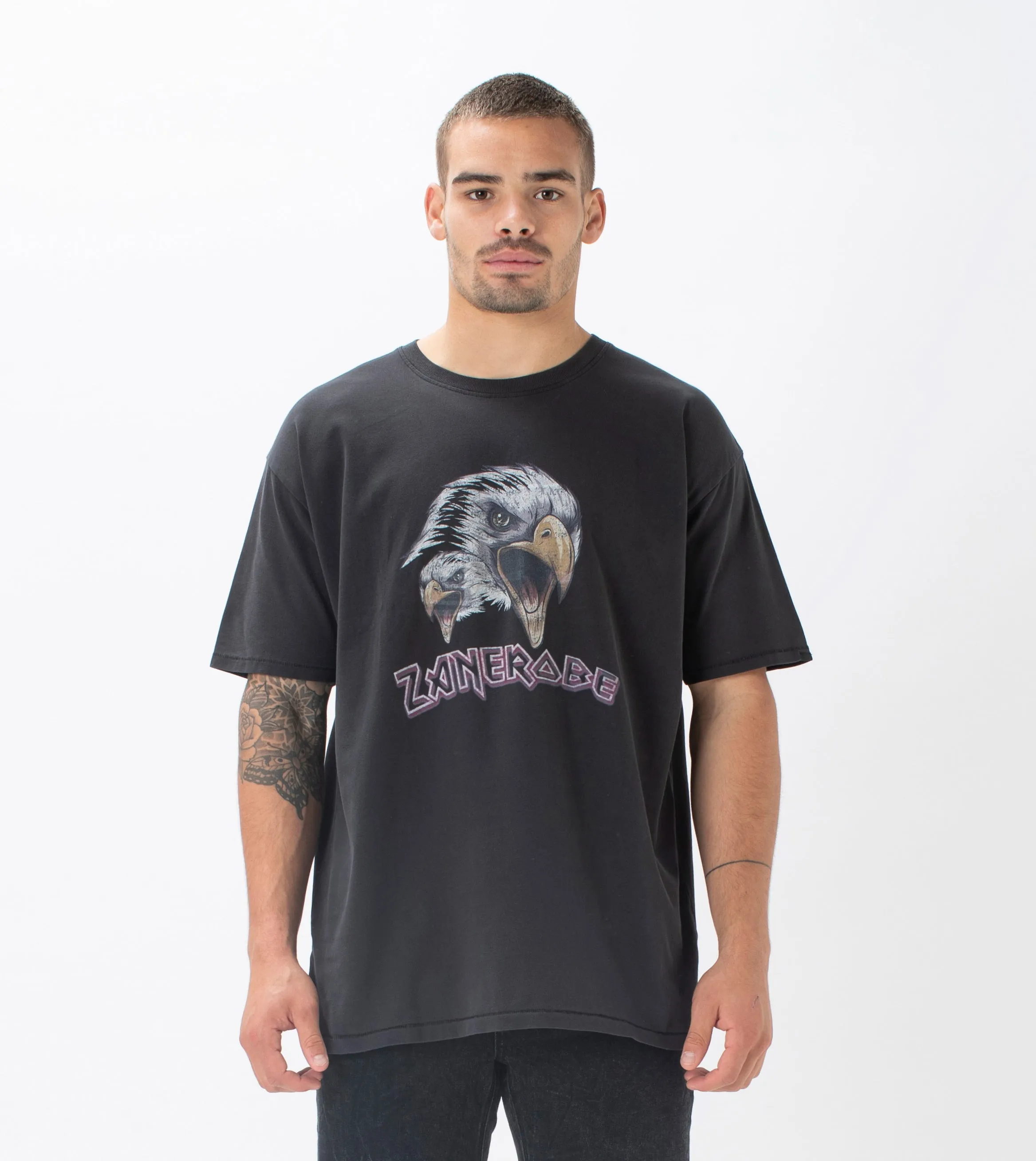 Eaglehawk Box Tee GD Black