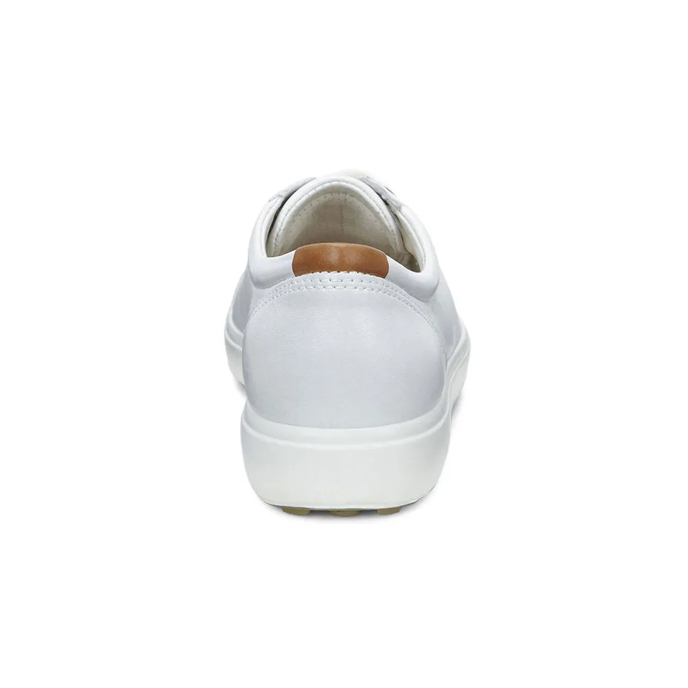 Ecco Soft 7 Sneaker White Leather (Women's)