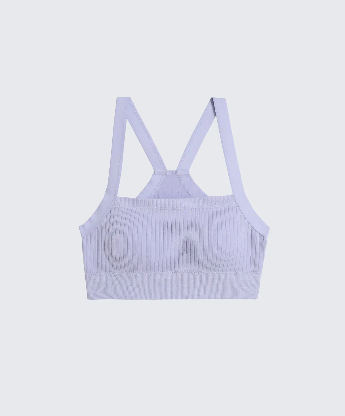 Energized Mindful Ribbed V-Back Sports Bra