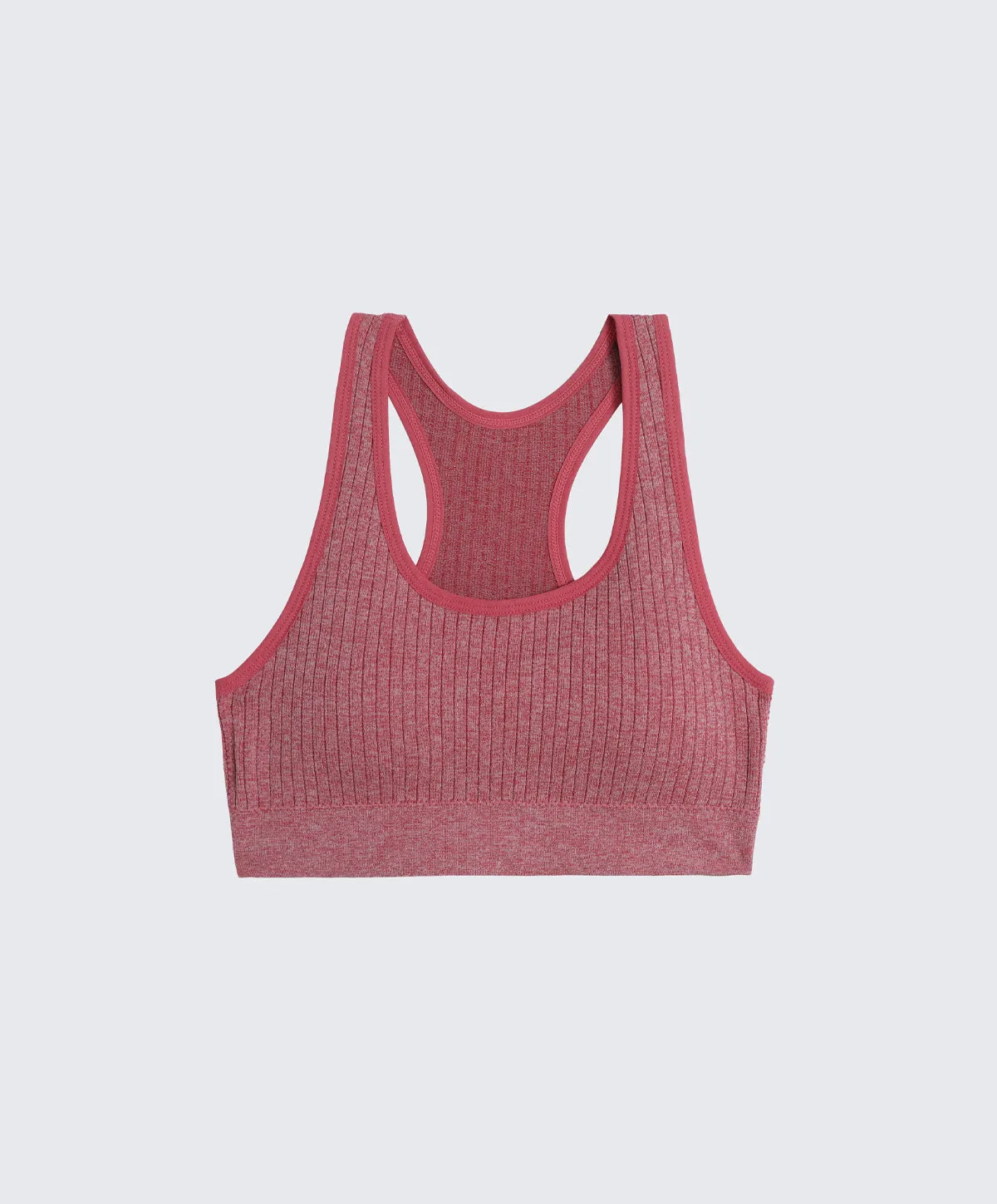 Energized Space Exploration Ribbed Racer-Back Sports Bra