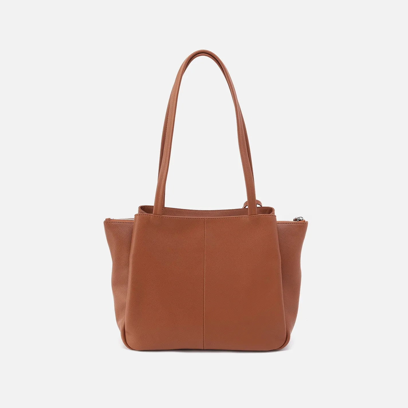 Essential Medium Tote In Soft Saffiano Leather - Lion