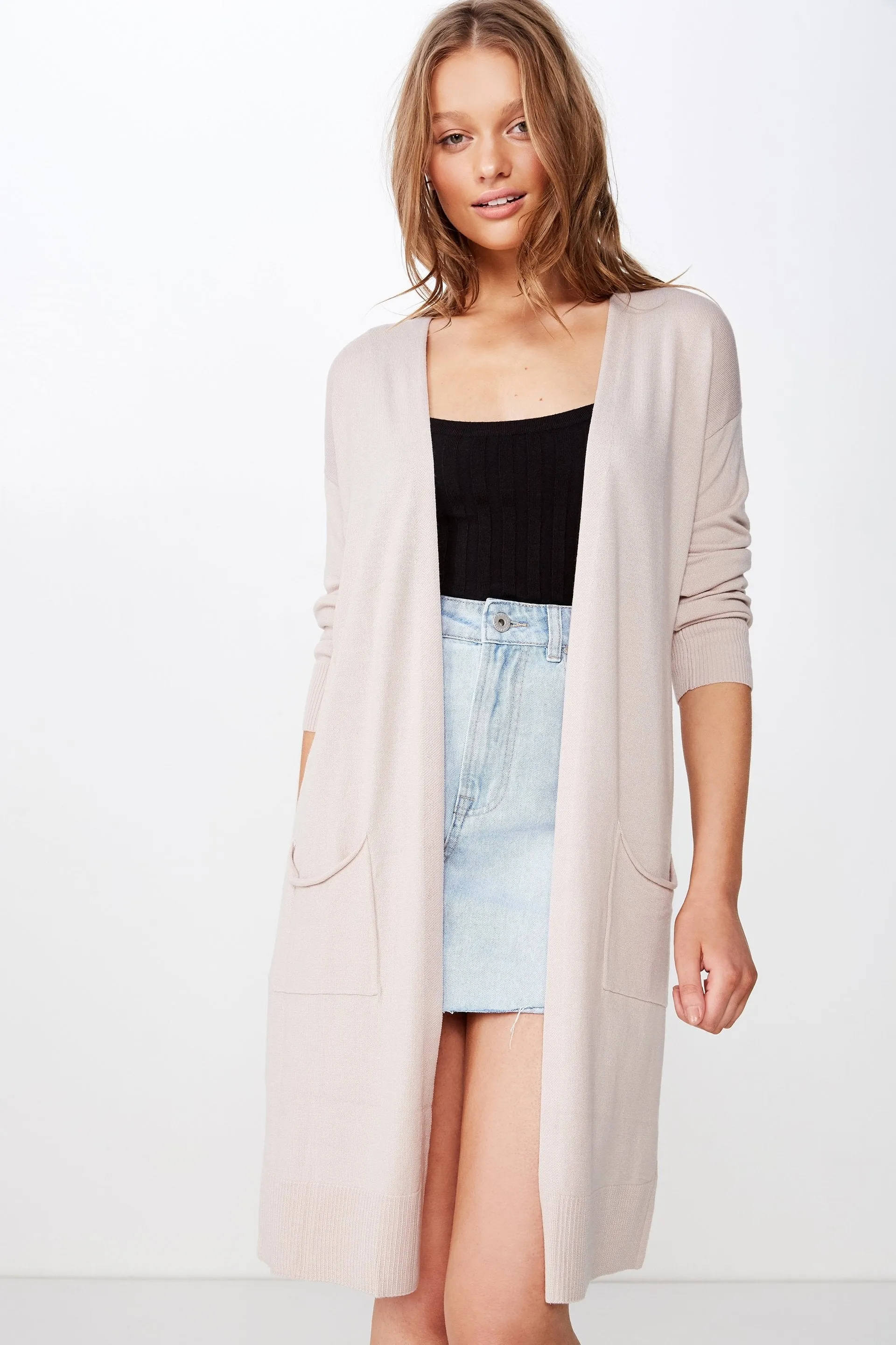 Francie Lightweight Longline Cardi