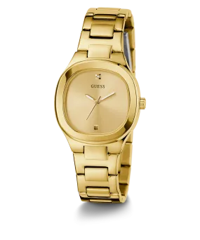 GUESS Ladies Gold Tone Analog Watch