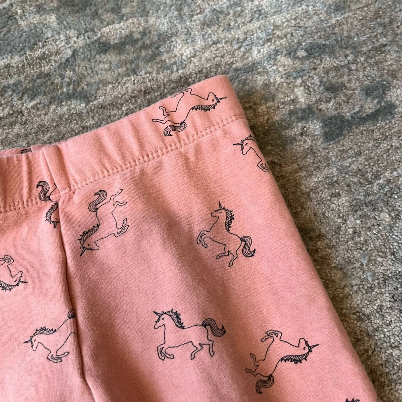 H&M Extra Soft Pink Unicorn Leggings 6