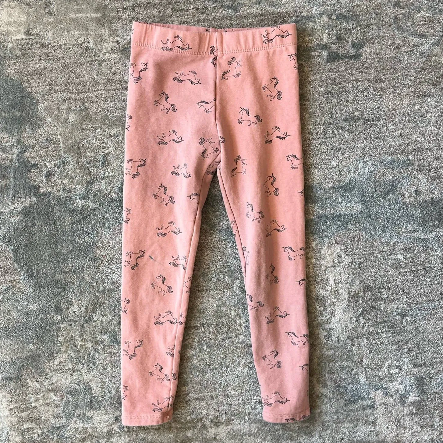 H&M Extra Soft Pink Unicorn Leggings 6