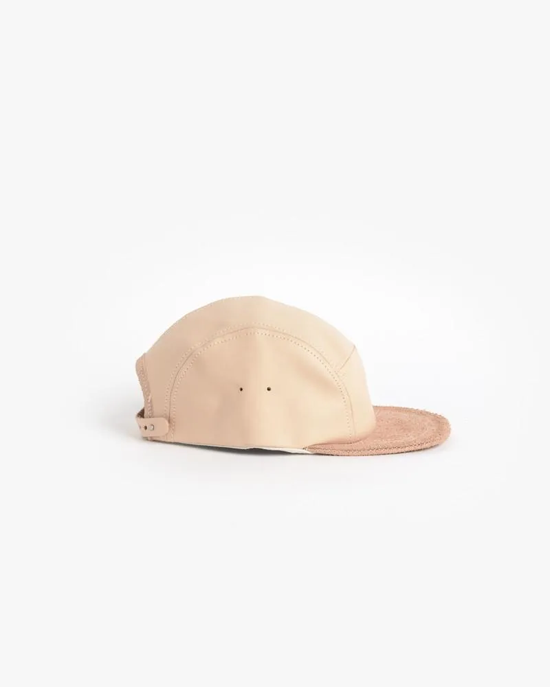 Jet Cap in Natural Leather