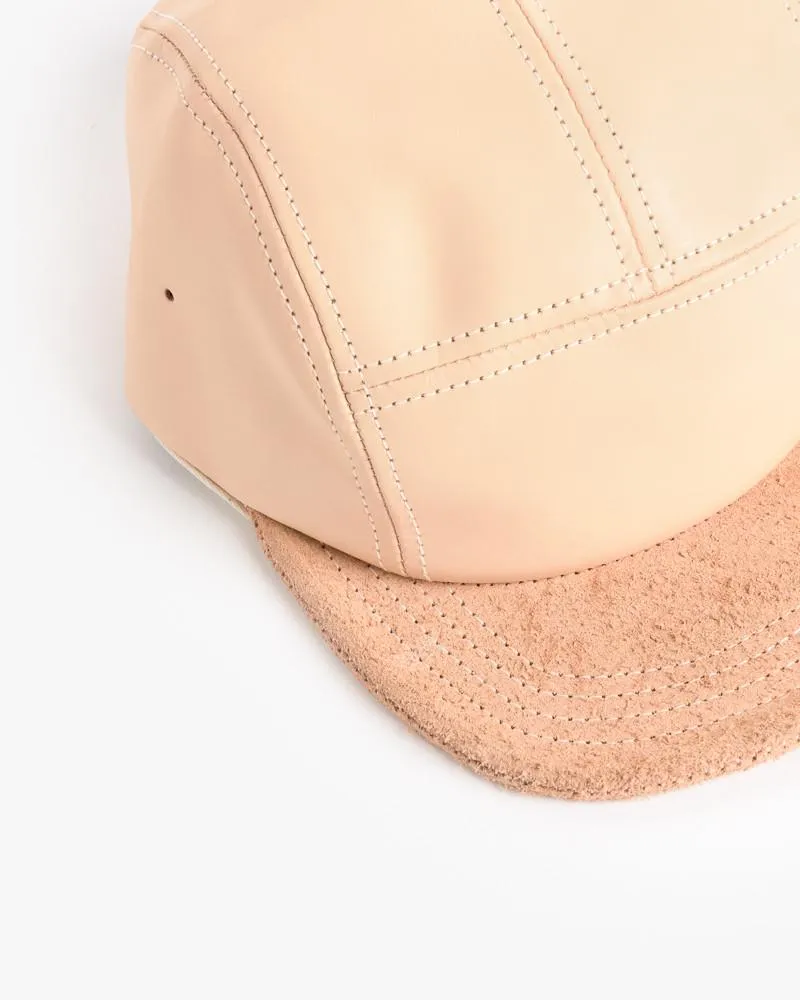 Jet Cap in Natural Leather