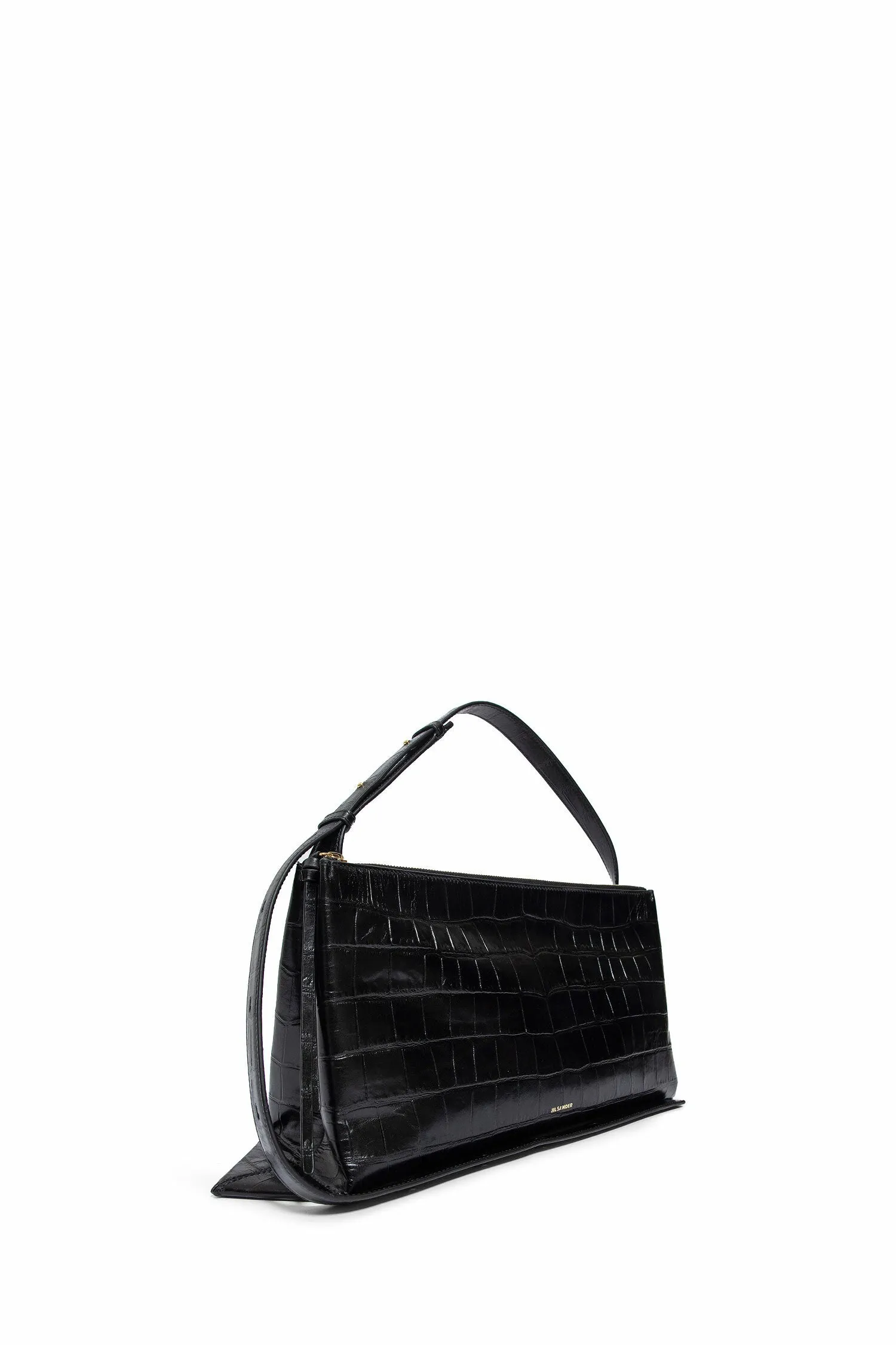 JIL SANDER WOMAN BLACK TOP HANDLE BAGS