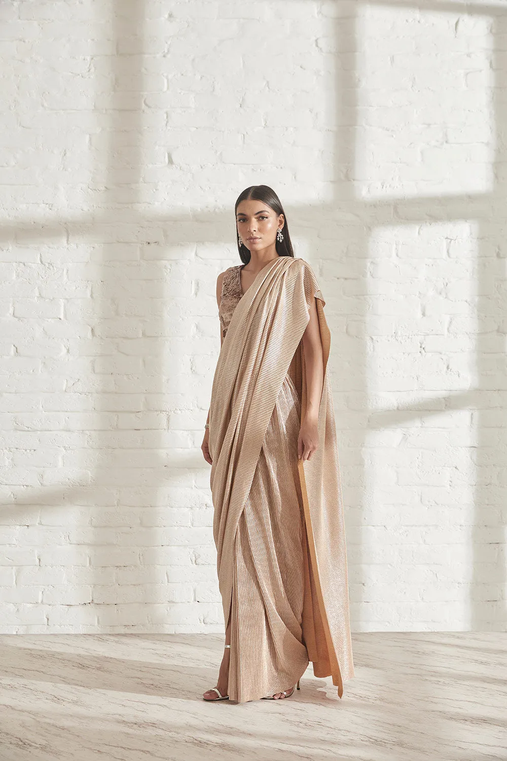 Metallic 2.0 Sari with APS Blouse