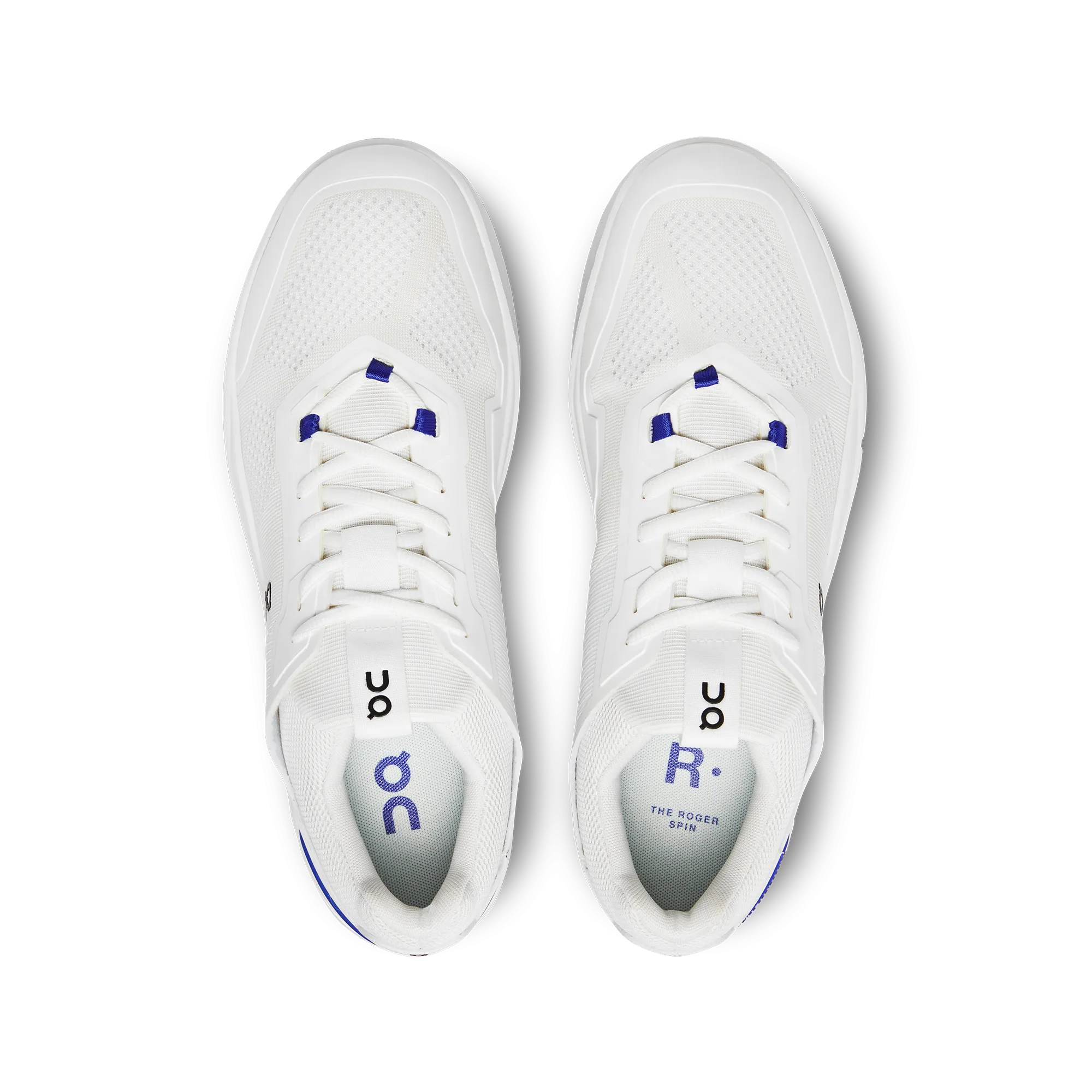 On Running Men's The Roger Spin Shoes - White / Indigo