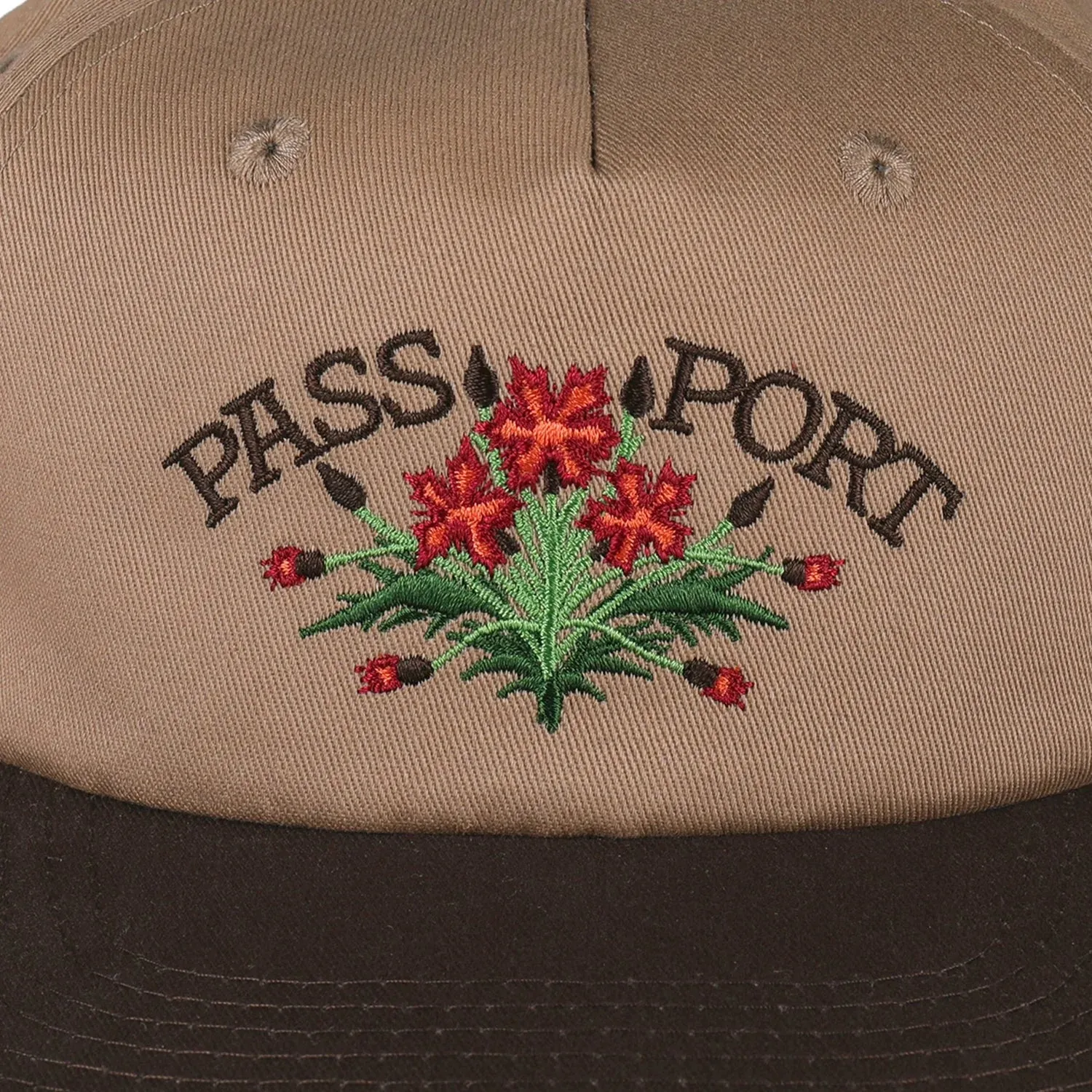 PASSPORT - BLOOM WORKERS CAP CHOC/SAND