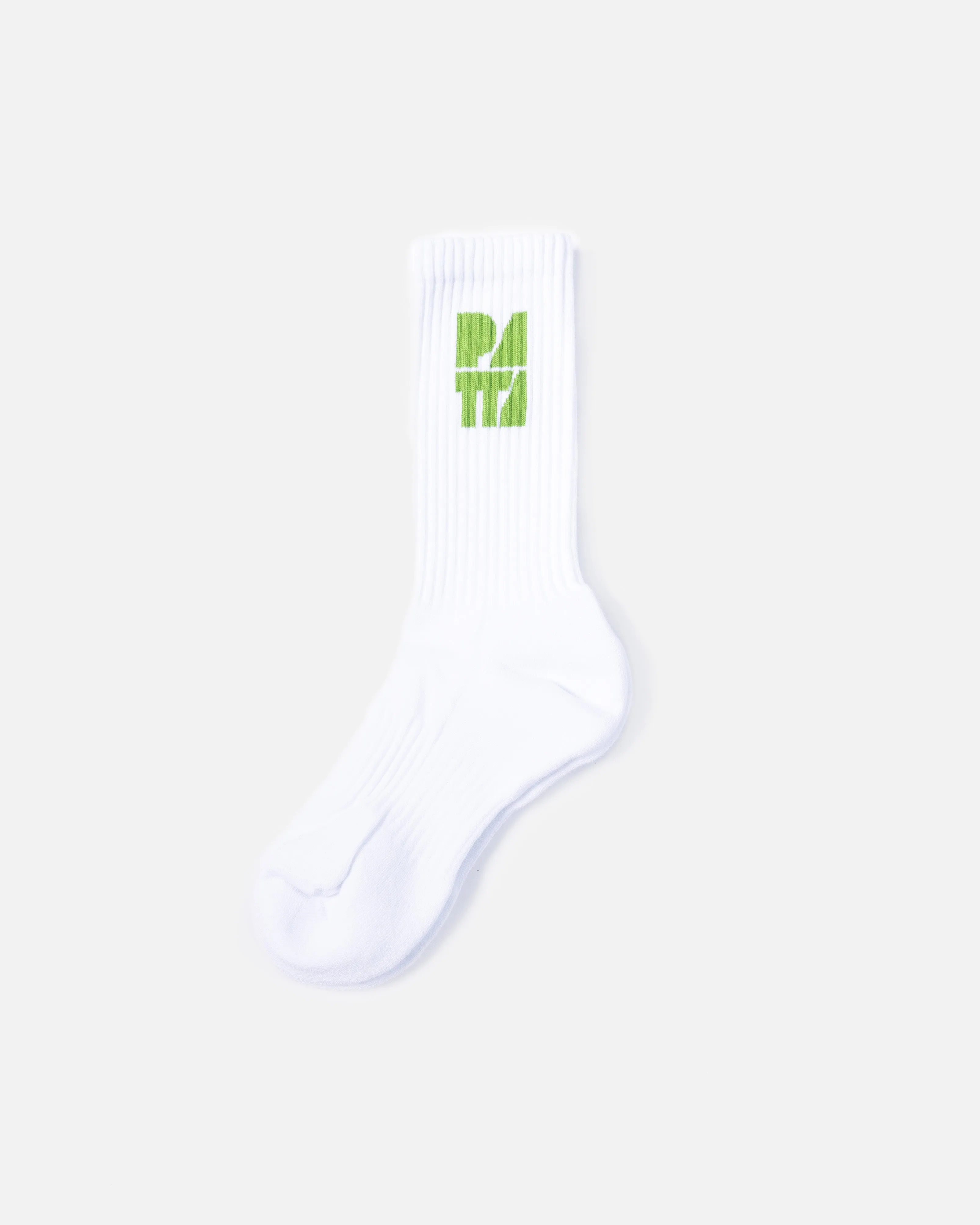 Patta 20 Years Block Logo Sports Socks (White)