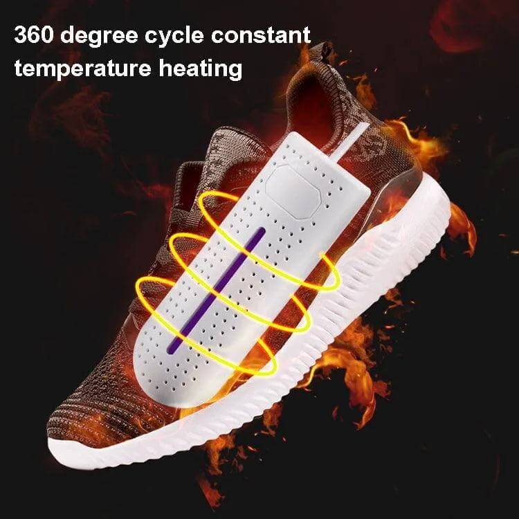 Smart 10W Shoe Dryer and Deodorizer with Timed Folding Design for All Footwear