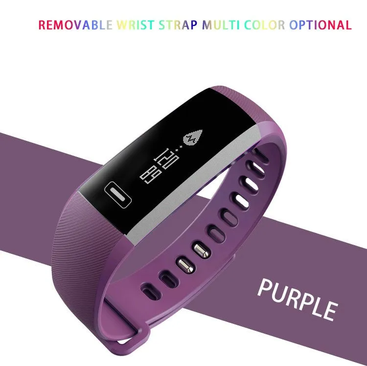 Smart Bracelet Bluetooth Smart Wristband Heart Rate Blood Pressure Monitor Sports Fitness And Health Tracker