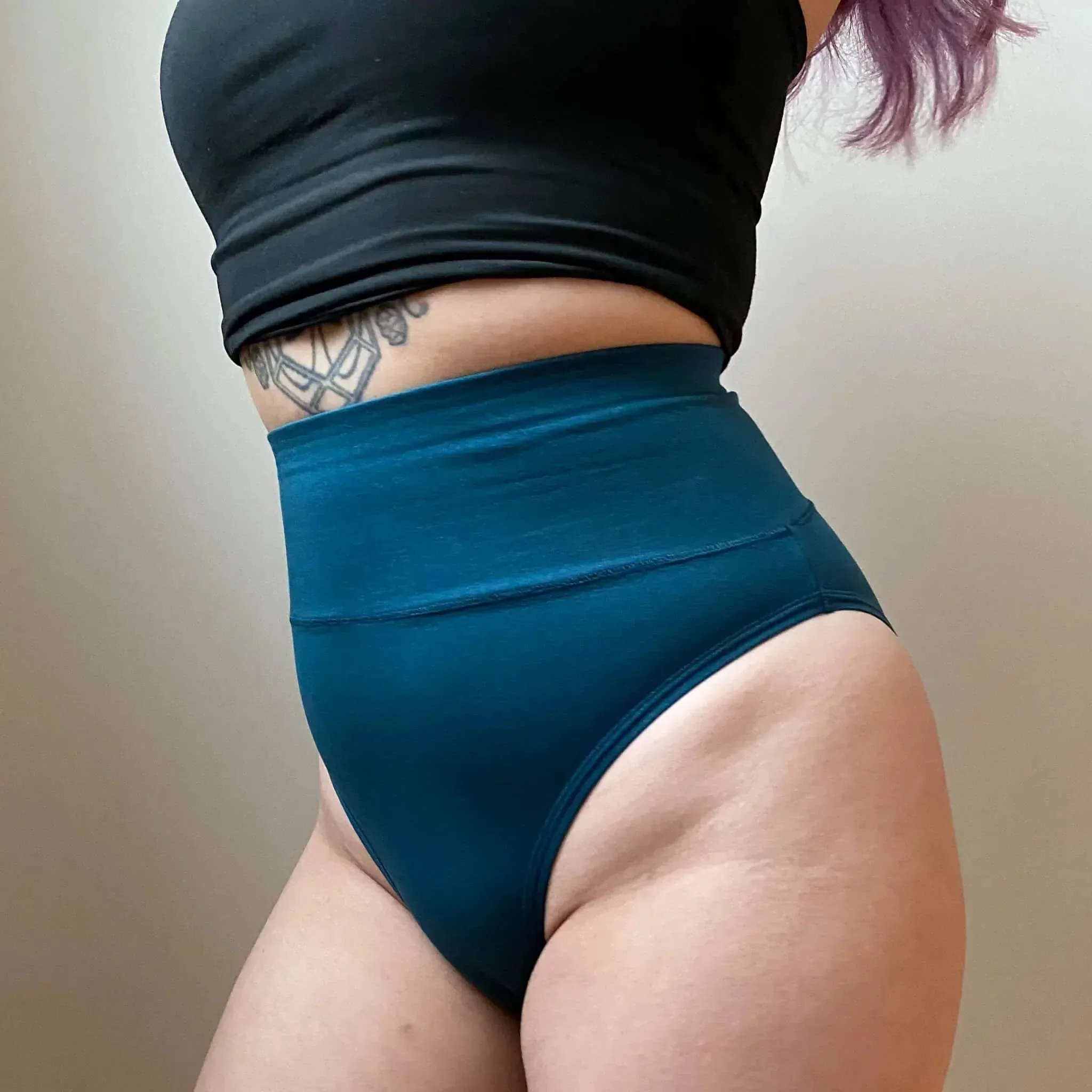 Super High Leg Panties - Aurora