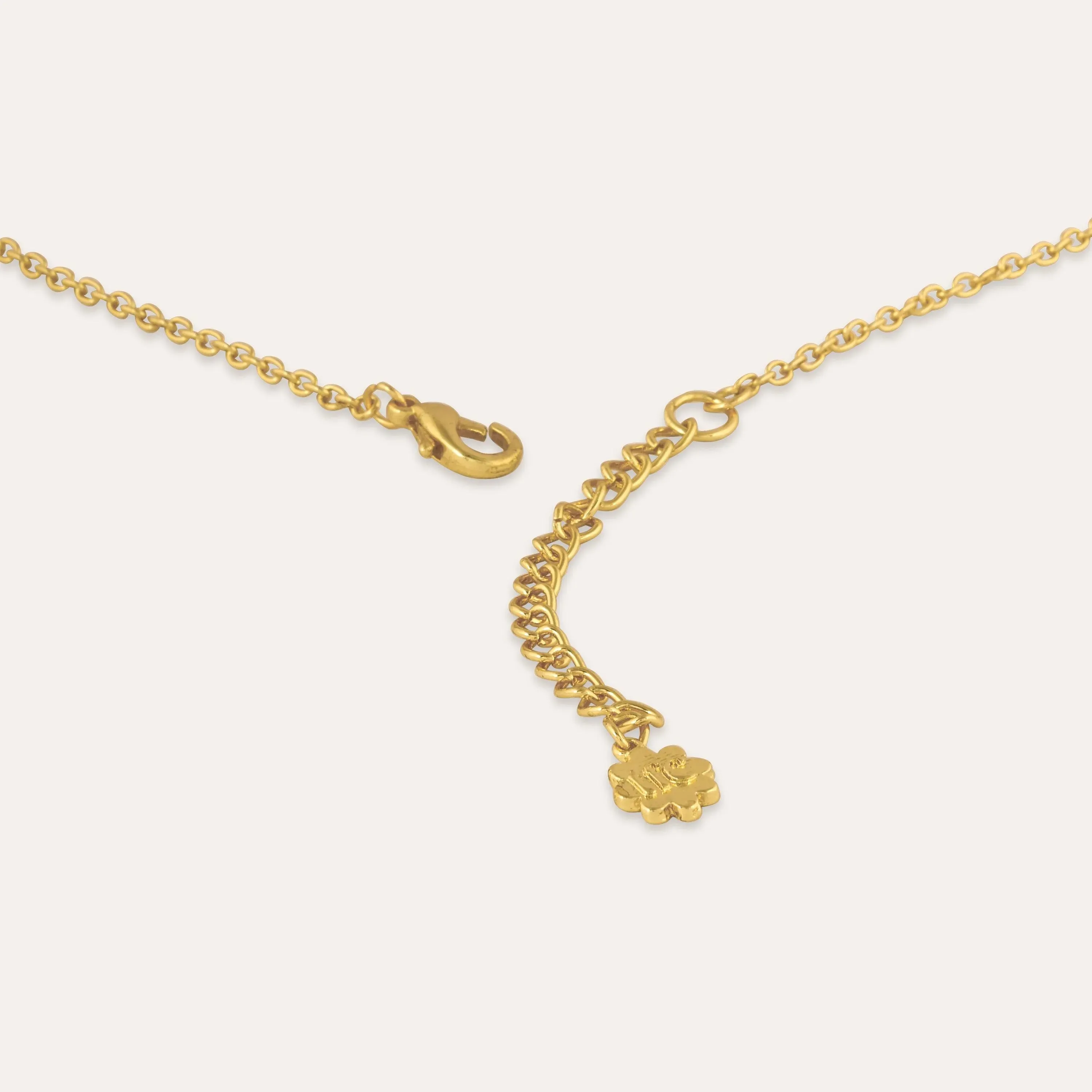 TFC Golden Leaves Gold Plated Pendant Necklace