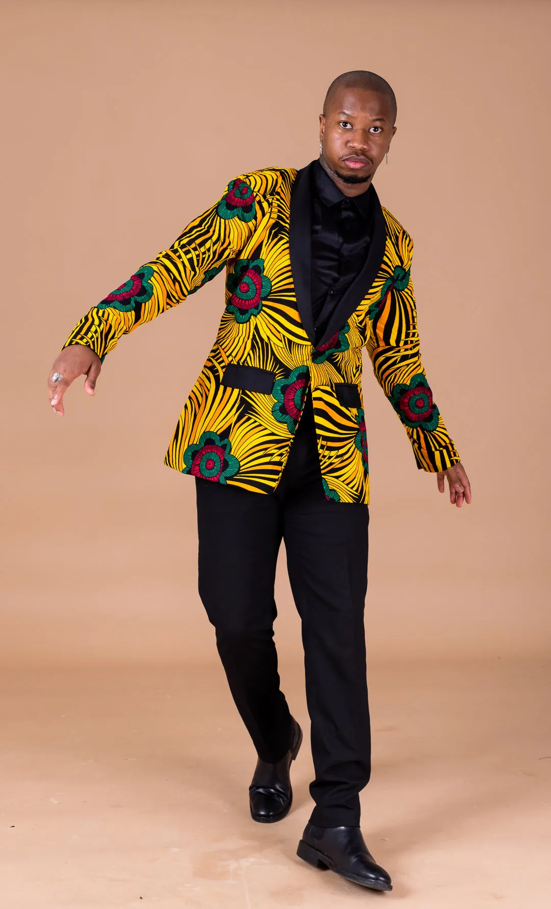 Tunde Ankara Men Blazer | African Print