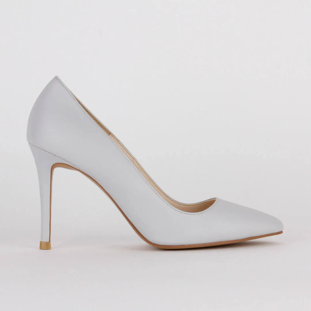 *UK size 2.5 - TONDO - beige, 7cm heels