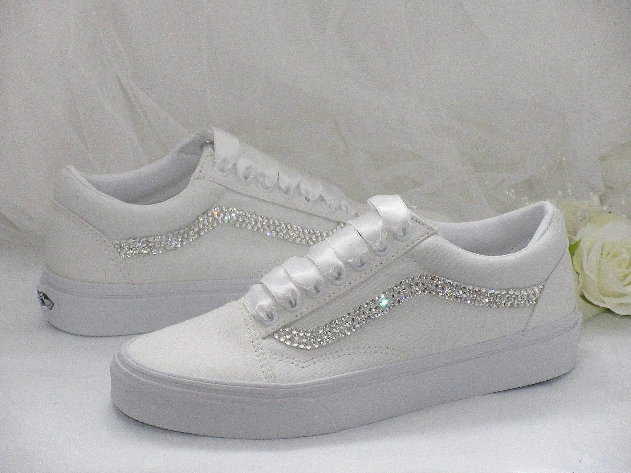 Wedding Crystal Old Skool Vans.